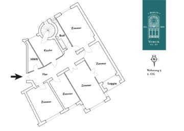 Familiengerechte Altbauwohnung in Kreuzberg, 10965 Berlin, Etagenwohnung